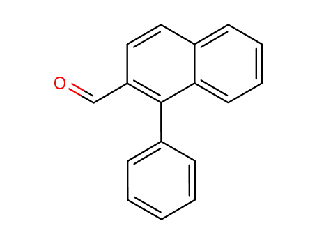 Molecular Structure of 125454-79-7 (1-Phenylnaphthalene-2-carboxaldehyde)