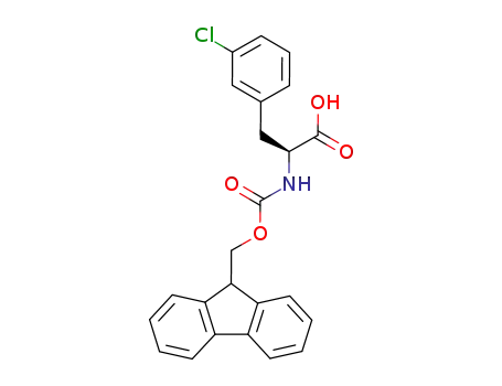 Molecular Structure of 198560-44-0 (Fmoc-3-chloro-L-phenylalanine)