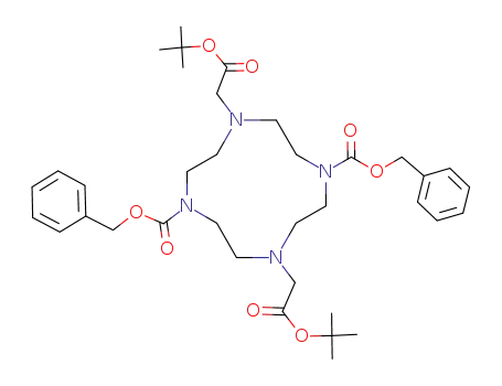 dibenzyl 4,10-bis(2-(tert-butoxy)-2-oxoethyl)-1,4,7,10-tetraazacyclododecane-1,7-dicarboxylate