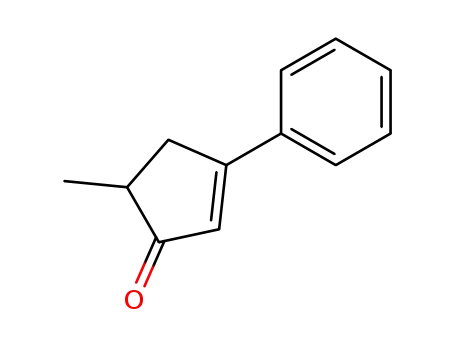Molecular Structure of 26131-82-8 (2-Cyclopenten-1-one, 5-methyl-3-phenyl-)