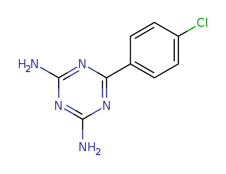 1,3,5-Triazine-2,4-diamine, 6-(4-chlorophenyl)-
