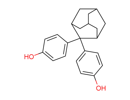 Molecular Structure of 52211-74-2 (2,2-Bis(4-Hydroxyphenyl)AdaMantane)