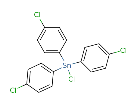 Molecular Structure of 1235-30-9 (chloro[tris(4-chlorophenyl)]stannane)
