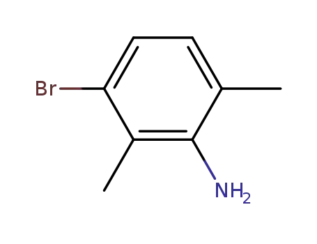 Molecular Structure of 53874-26-3 (3-BroMo-2,6-diMetylaniline)