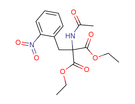 Propanedioic acid,2-(acetylamino)-2-[(2-nitrophenyl)methyl]-, 1,3-diethyl ester cas  6960-47-0