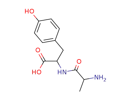 Molecular Structure of 19659-02-0 (Tyrosine, alanyl-)