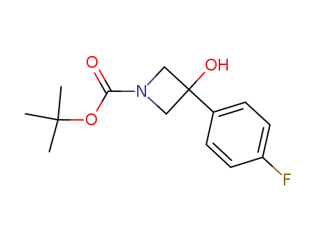 tert-butyl 3-(4-fluorophenyl)-3-hydroxyazetidine-1-carboxylate