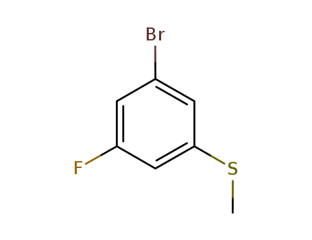 5-Fluoro-3-(methylthio)bromobenzene
