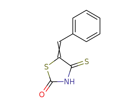 Molecular Structure of 14016-49-0 (2-Thiazolidinone, 5-(phenylmethylene)-4-thioxo-)