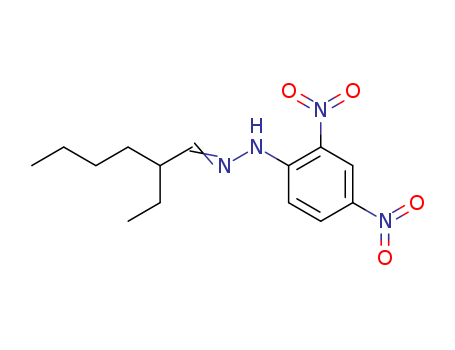 Hexanal, 2-ethyl-,2-(2,4-dinitrophenyl)hydrazone cas  14086-22-7