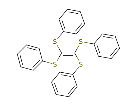 Benzene, 1,1',1'',1'''-[1,2-ethenediylidenetetrakis(thio)]tetrakis- CAS No  14572-81-7