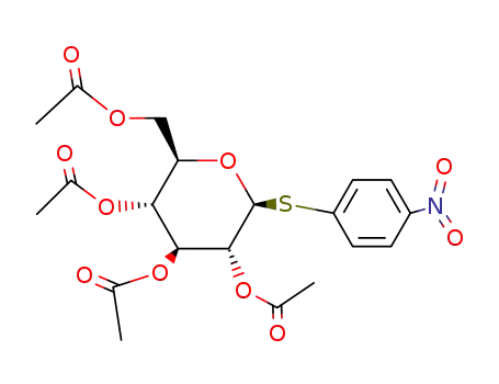 4'-Nitrophenyl-2,3,4,6-tetra-O-acetyl-1-thio-β-D-glucopyranosid