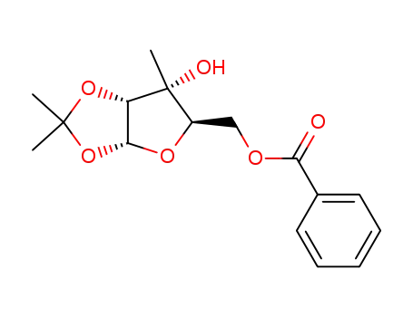 3-C-Methyl-1,2-O-(1-Methylethylidene)-5-benzoate-alpha-D-ribofuranose