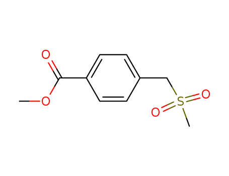 Benzoic acid,4-[(methylsulfonyl)methyl]-, methyl ester