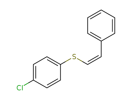 1-chloro-4-[(E)-2-phenylethenyl]sulfanyl-benzene cas  32228-16-3