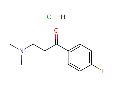 Molecular Structure of 3935-51-1 (3-(dimethylamino)-1-(4-fluorophenyl)propan-1-one)