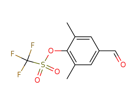 Methanesulfonic acid, trifluoro-, 4-formyl-2,6-dimethylphenyl ester