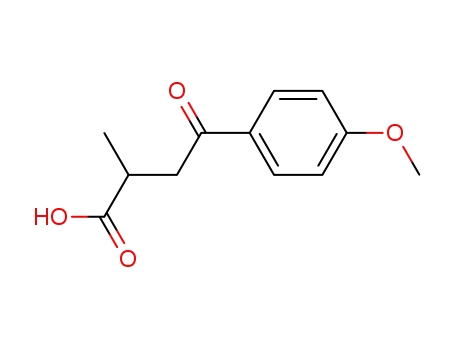 Molecular Structure of 5717-16-8 (2-METHYL-4-OXO-4-(4'-METHOXYPHENYL)BUTYRIC ACID)