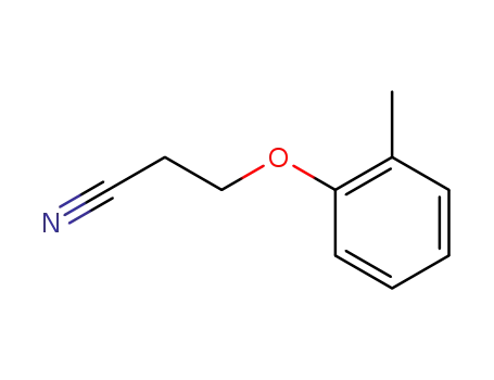 Molecular Structure of 25268-05-7 (3-(2-methylphenoxy)propanenitrile)