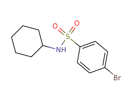 Molecular Structure of 7454-76-4 (4-BROMO-N-CYCLOHEXYLBENZENESULPHONAMIDE)