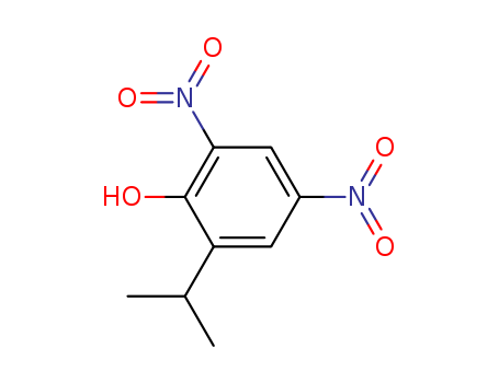 Phenol,2-(1-methylethyl)-4,6-dinitro- cas  118-95-6