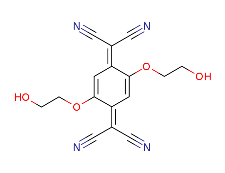 2-[4-(dicyanomethylidene)-2,5-bis(2-hydroxyethoxy)cyclohexa-2,5-dien-1-ylidene]propanedinitrile