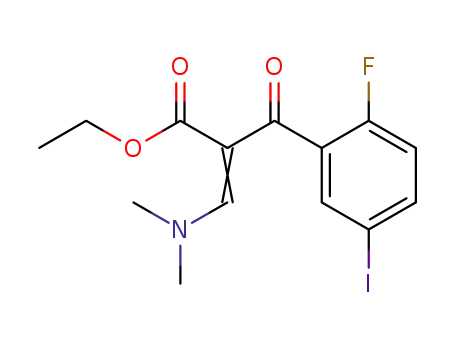 ethyl 3-(dimethylamino)-2-[(2-fluoro-5-iodophenyl)carbonyl]-2-propenoate