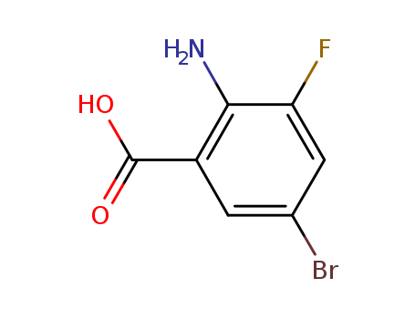 2-AMINO-5-BROMO-3-FLUOROBENZOICACID