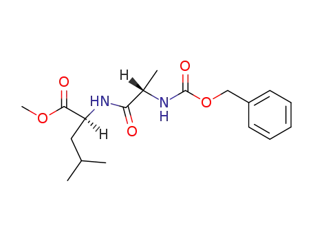 Molecular Structure of 4864-39-5 (L-Leucine, N-[(phenylmethoxy)carbonyl]-L-alanyl-, methyl ester)