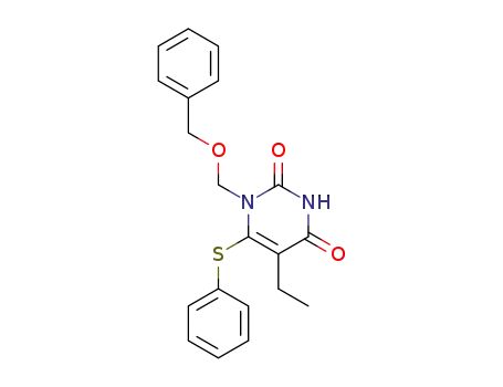 5-에틸-1-벤질옥시메틸-6-(페닐티오)우라실