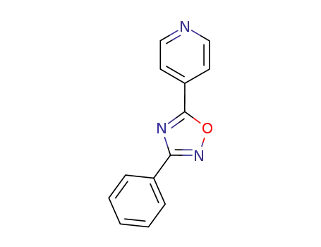 Molecular Structure of 4969-62-4 (Pyridine, 4-(3-phenyl-1,2,4-oxadiazol-5-yl)-)