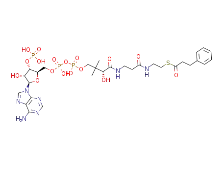 Molecular Structure of 117411-09-3 (phenylpropionyl-coenzyme A)