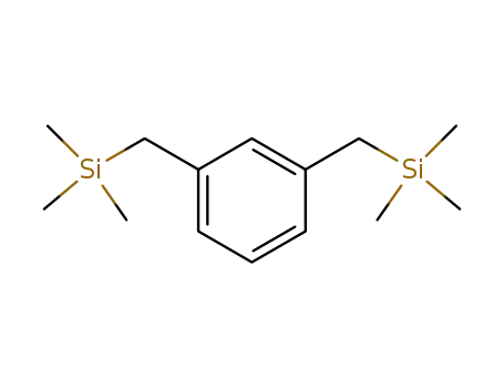 Molecular Structure of 18412-15-2 ((benzene-1,3-diyldimethanediyl)bis(trimethylsilane))
