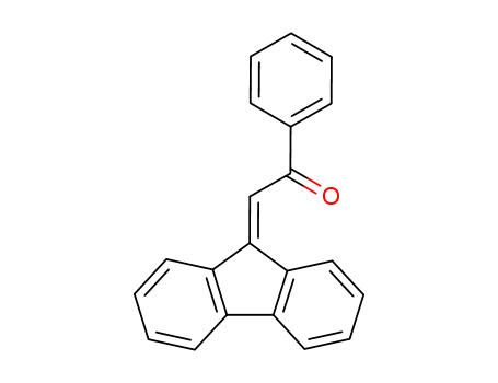 Molecular Structure of 5653-33-8 (Ethanone, 2-(9H-fluoren-9-ylidene)-1-phenyl-)