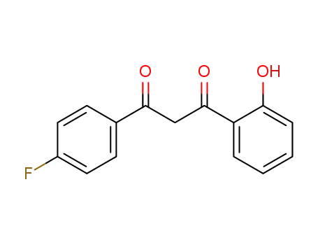 Molecular Structure of 135276-47-0 (1-(4-FLUOROPHENYL)-3-(2-HYDROXYPHENYL)PROPANE-1,3-DIONE)