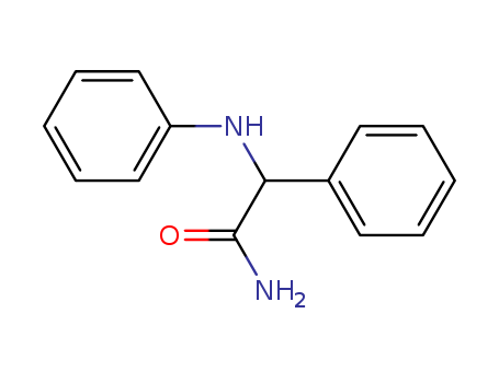 Benzeneacetamide, a-(phenylamino)-