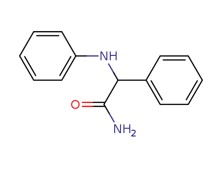 Molecular Structure of 60561-61-7 (Benzeneacetamide, a-(phenylamino)-)