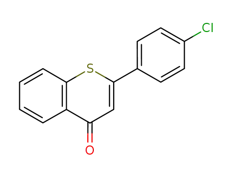Molecular Structure of 66724-23-0 (4H-1-Benzothiopyran-4-one, 2-(4-chlorophenyl)-)