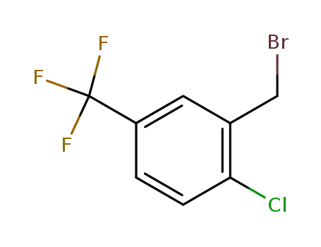 Molecular Structure of 237761-77-2 (2-CHLORO-5-(TRIFLUOROMETHYL)BENZYL BROMIDE)