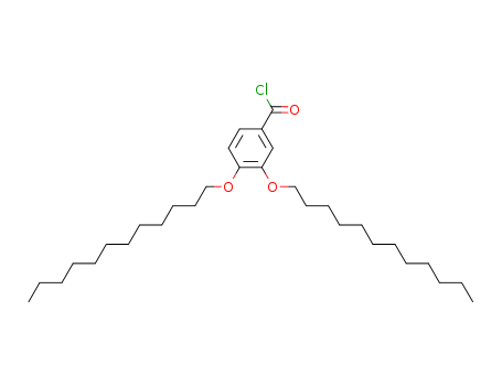 Benzoyl chloride, 3,4-bis(dodecyloxy)- CAS No  154714-72-4
