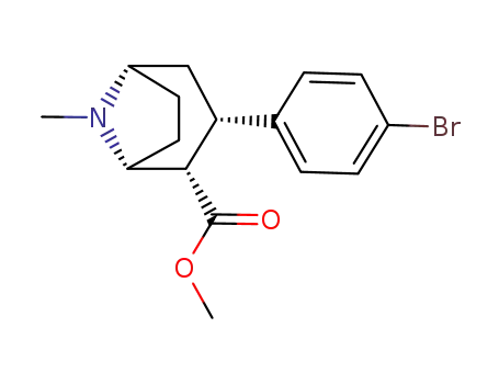 Molecular Structure of 135367-08-7 (3β-(4-Iodophenyl)tropane-2β-carboxylic acid Methyl ester)