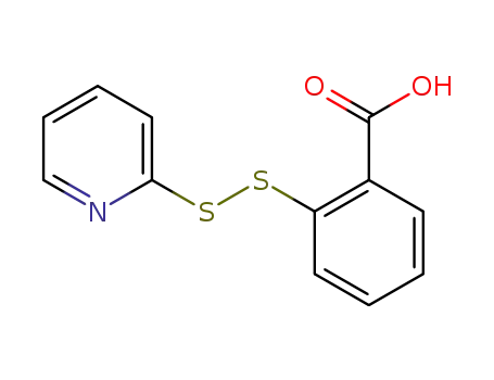 Molecular Structure of 1403894-37-0 (2-(pyridin-2-yl-disulfanyl) benzoic acid)