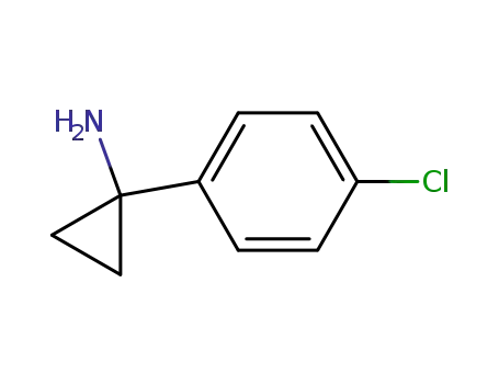 Molecular Structure of 72934-36-2 (1-(4-CHLORO-PHENYL)-CYCLOPROPYLAMINE)