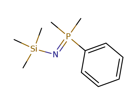 Molecular Structure of 38458-18-3 (N-Trimethylsilyl-phenyl-dimethylphosphinimin)