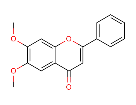 Molecular Structure of 26964-27-2 (6,7-DIMETHOXYFLAVONE)