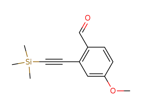 4-methoxy-2-(2-trimethylsilylethynyl)benzaldehyde