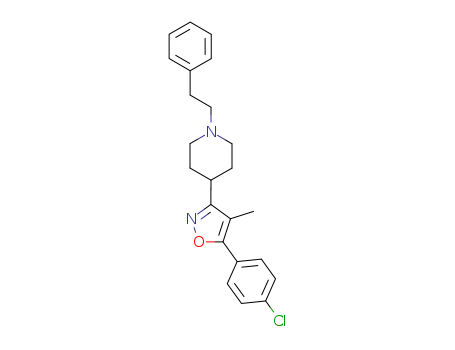 L-741,742 hydrochloride;5-(4-Chlorophenyl)-4-Methyl-3-(1-(2-phenylethyl)piperidin-4-yl)isoxazolehydrochloride