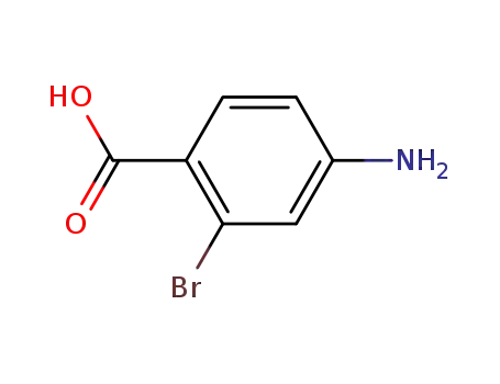 Molecular Structure of 2486-52-4 (2-BROMO-4-AMINOBENZOIC ACID)