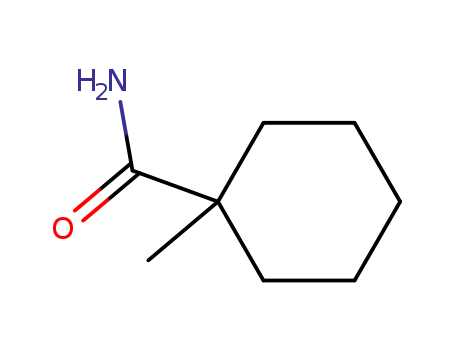 Molecular Structure of 1123-24-6 (1-methylcyclohexanecarboxamide)