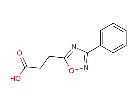 Molecular Structure of 24088-59-3 (3-(3-phenyl-1,2,4-oxadiazol-5-yl)propanoate)